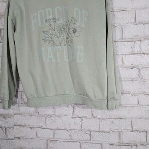 Women's Sage Green Graphic Sweatshirt